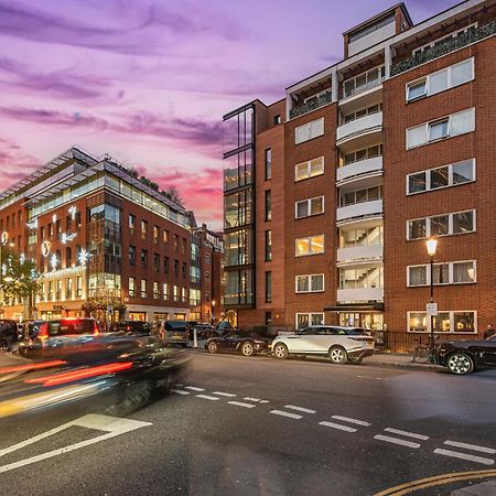 Elegant Ground Floor Apartment With Ac In Knightsbridge Steps Away From Harrods London Eksteriør billede